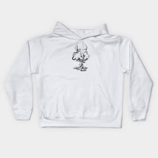 Hine and seek elephant Kids Hoodie